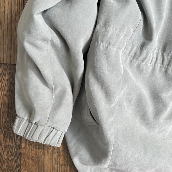 London Fog Sage Green Hooded Rain Jacket Windbreaker Size Small - Picture 16 of 16